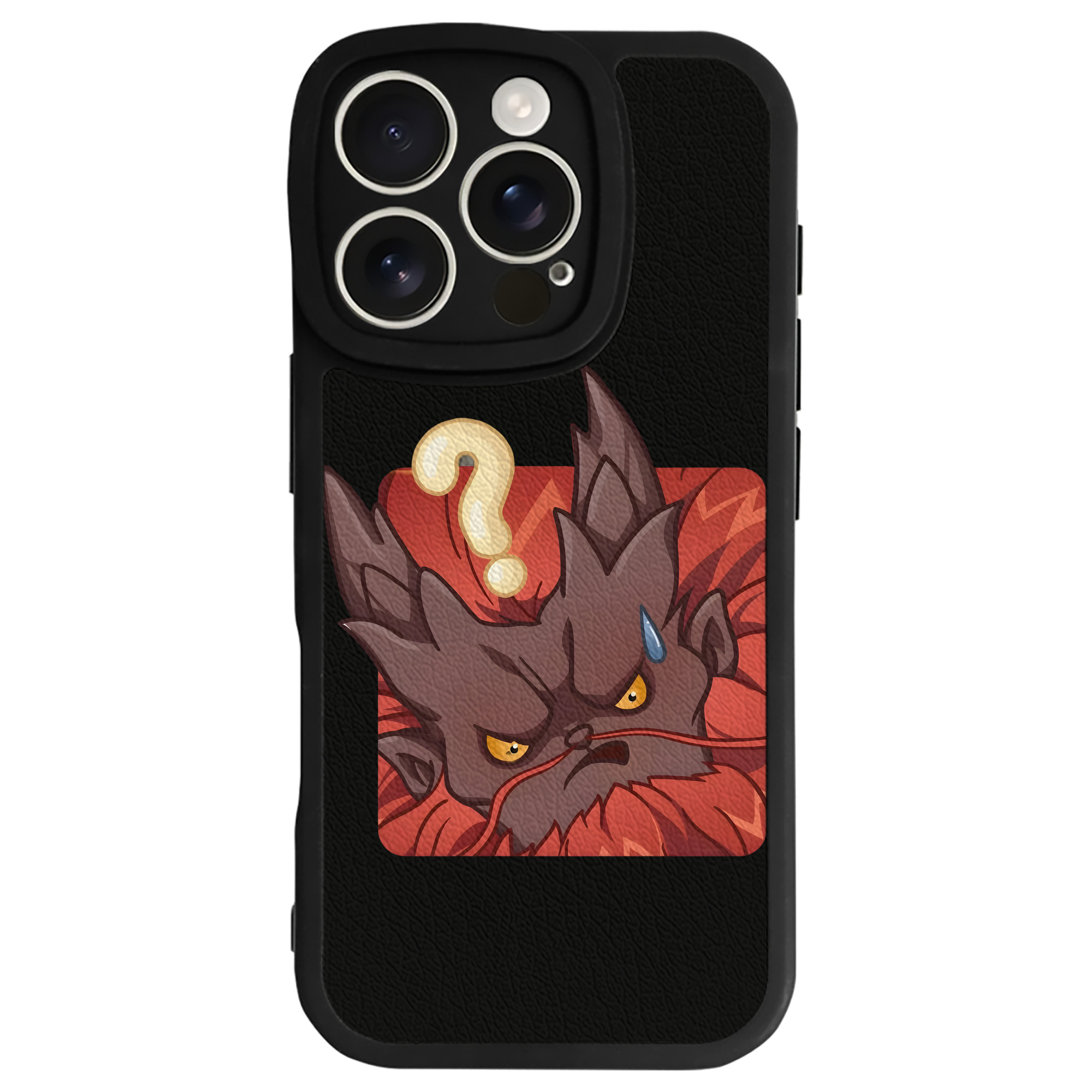 （画像用） Ne Zha 2 ナタ 魔童の大暴れ 【iPhone 16シリーズ対応】シリコンスマホケース（レザー調） 材質：シリコン